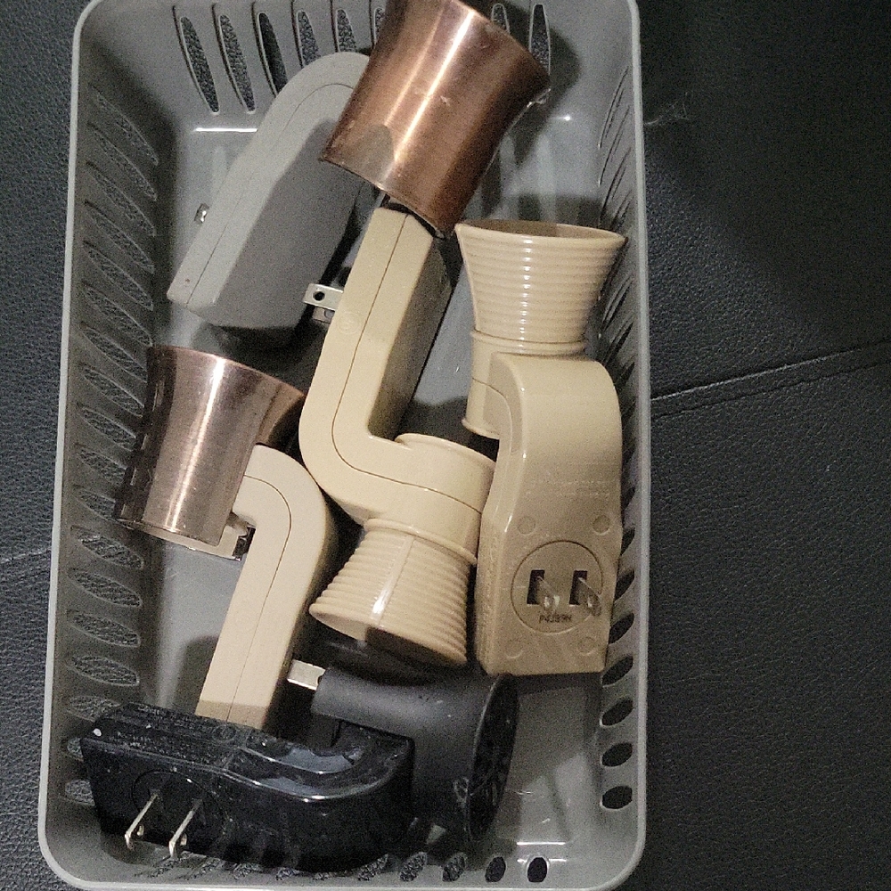 Bath & Body Works Assorted Plug Adapters - Copper, Beige, Black